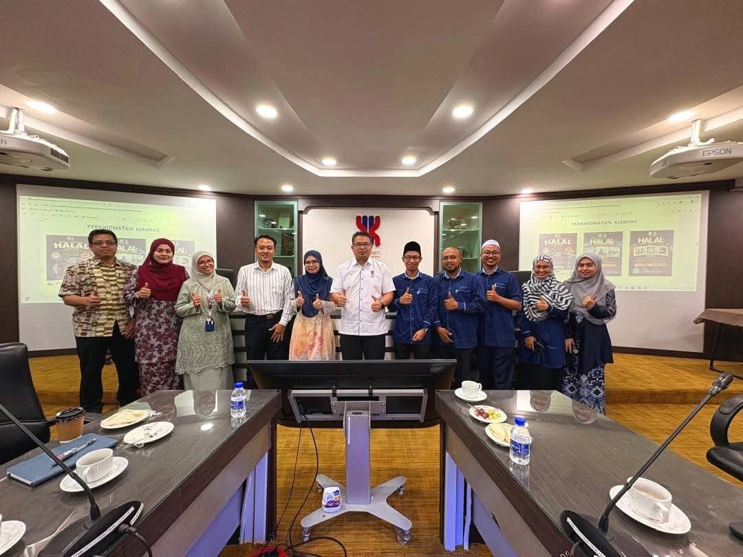 COURTESY VISIT BY THE SULTAN ISMAIL PETRA INTERNATIONAL ISLAMIC UNIVERSITY  COLLEGE HALAL CENTRE (KIASHAC)